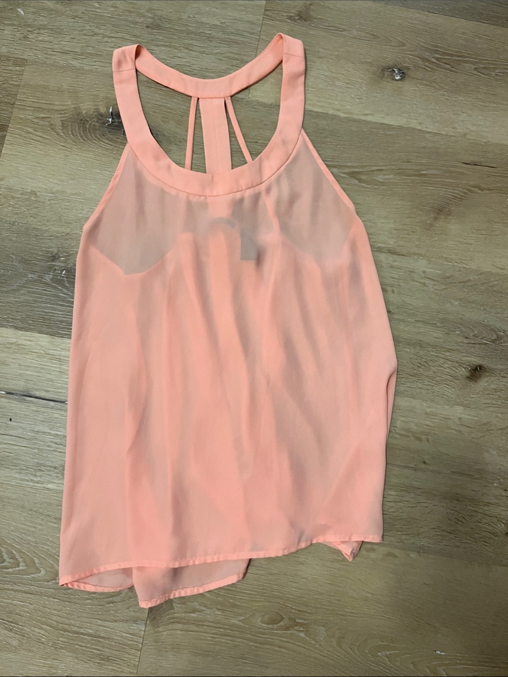 Women's Light Coral Strappy Camisole